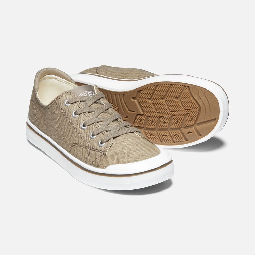 Keen Canvas Schoenen Dames Khaki - Elsa Iv Sneaker - 57230-ZDBM